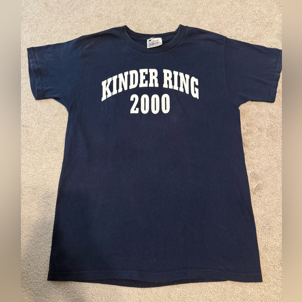 “College Lane” Unisex Blue T-Shirt- Size: Medium
